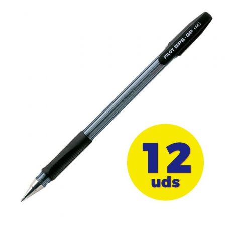 Pilot Bolígrafo BPS-GP Negro Set de 12